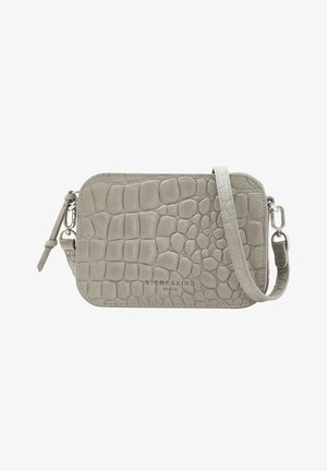 WAXY CROCO LUKA - Across body bag - titan