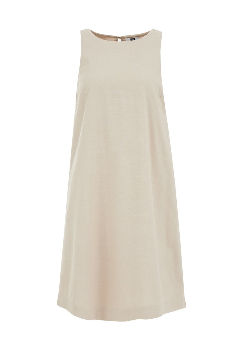 WE Fashion Jurk beige