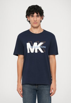 MIXED LOGO TEE - T-Shirt print - midnight