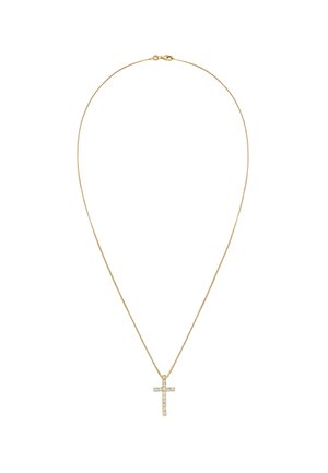 SPARKLING CROSS - MIT KRISTALLEN VON SWAROVSKI® - Halsband - gold-coloured