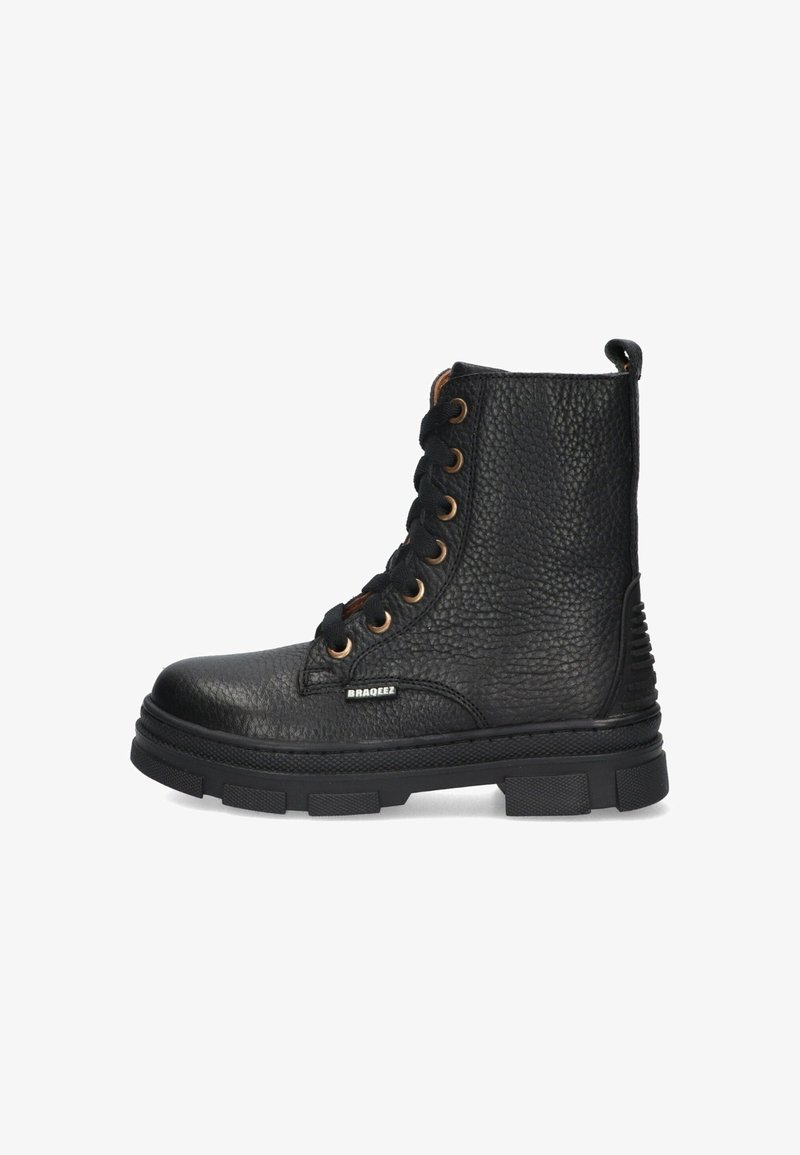 Braqeez Veterboots - zwart