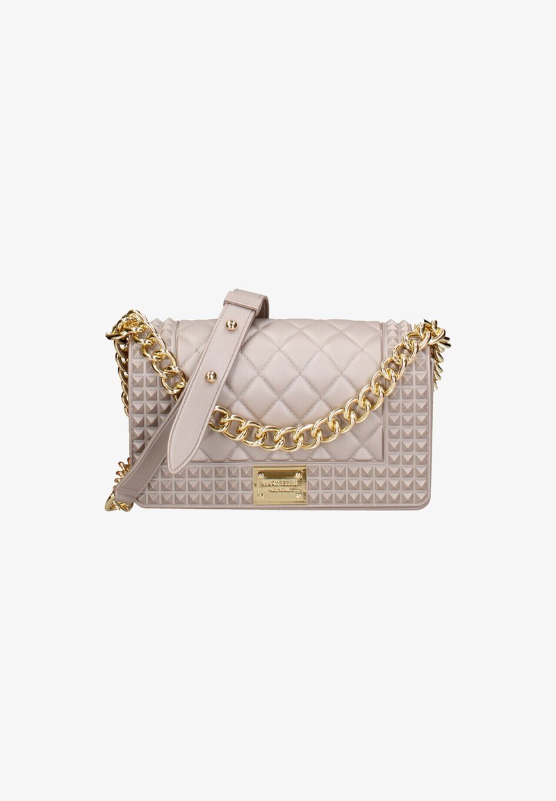 Marc Ellis Borsa a mano - light gray and gold