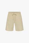 STRIPED - Šorti - chincilla white stripe