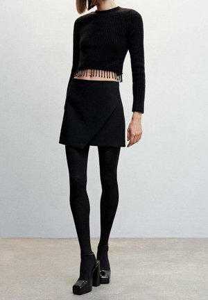 Mango, Pullover - black