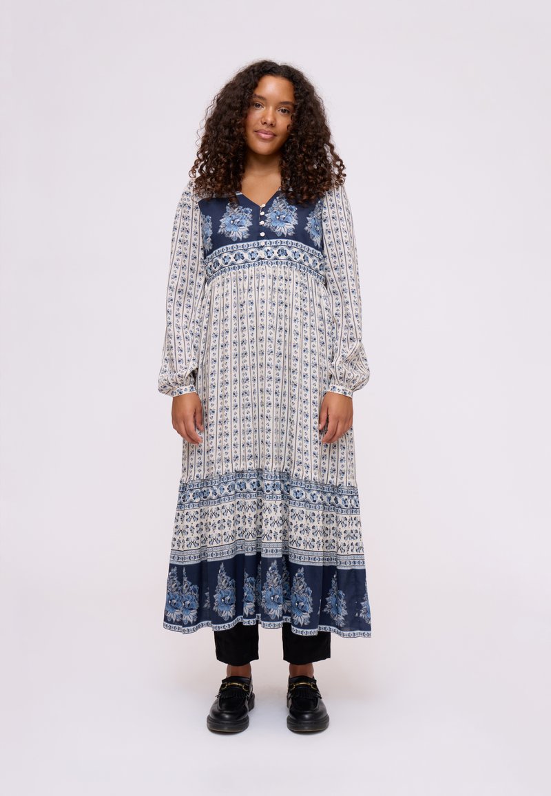 Noa Noa ALOUETTENN - Denné šaty - print offwhite blue