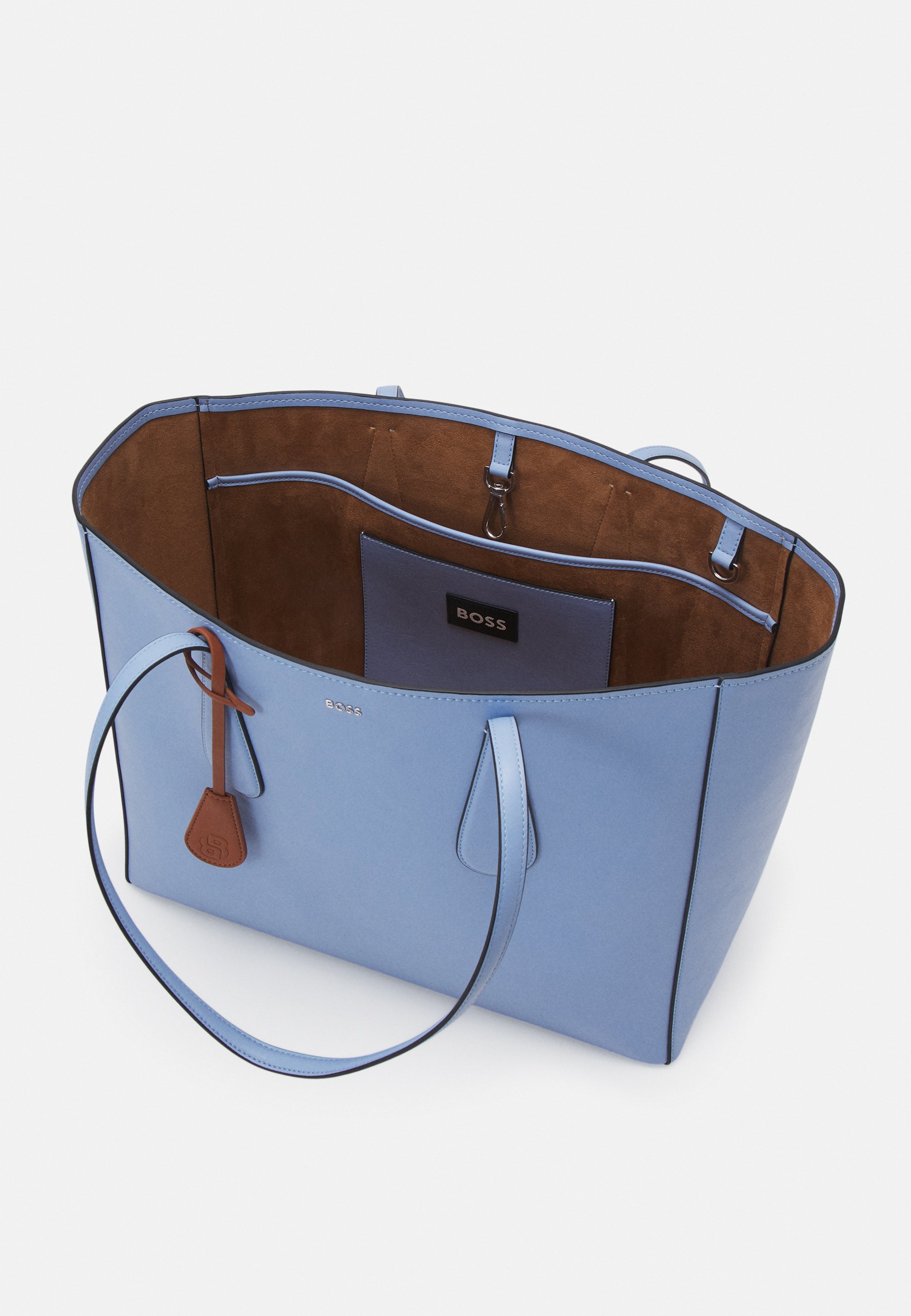 BOSS★Liriel ポーチ付き トートバッグ BOSS LIRIEL SET - Tote bag - bright blue/blue - Zalando.co.uk