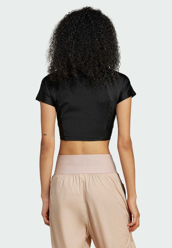 ZIP-UP CROP - Print T-shirt2