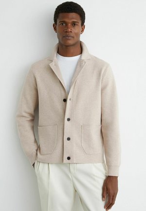 REGULAR FIT - PLAZA - Vest - oatmeal