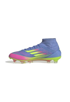 F50 PRO MID FIRM GROUND - Football boots firm ground - blue fusion   lucid lemon   lucid pink
