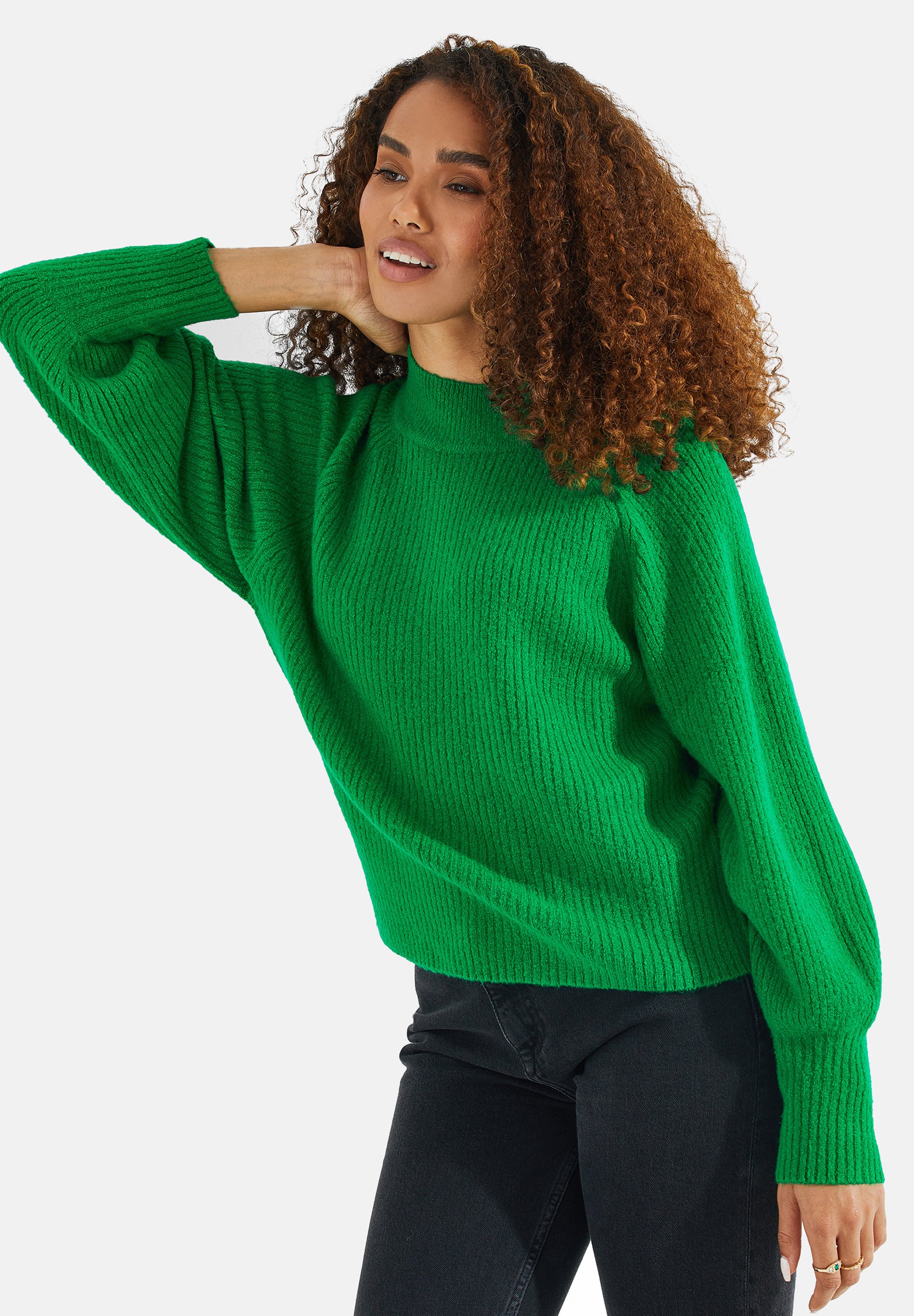 Threadbare LOLITE ROLL NECK - Trui - green/groen - Zalando.nl
