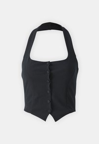 Gina Tricot HALTERNECK VEST Blouse black - Main Image