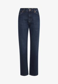 PULZ PZLIVA Slim fit jeans dark blue denim/blue