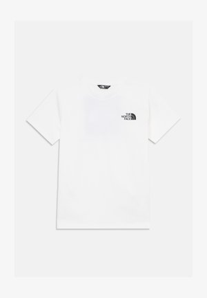 The North Face TEEN BOX REGULAR TEE UNISEX - T-shirt desportiva - white
