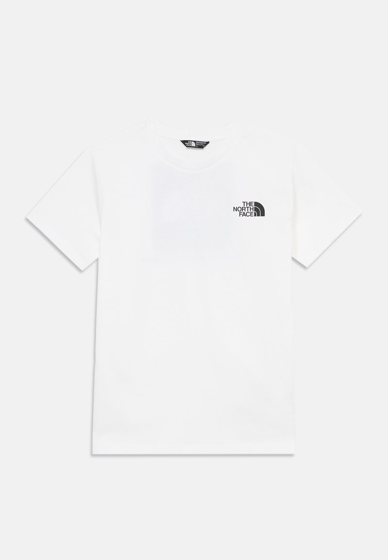 The North Face TEEN BOX REGULAR TEE UNISEX - Sportiniai marškinėliai trumpomis rankovėmis - white