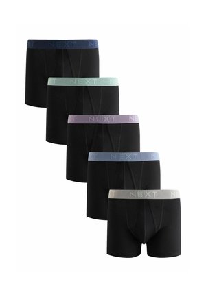 Next, REGULAR FIT - A FRONT BOXERS 5 PACK  . - Trunks - black texture waistbands
