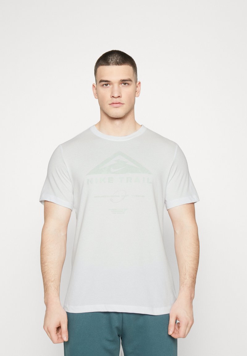 Nike Performance TEE RUN TRAIL Sports Tshirt white Zalando.ie