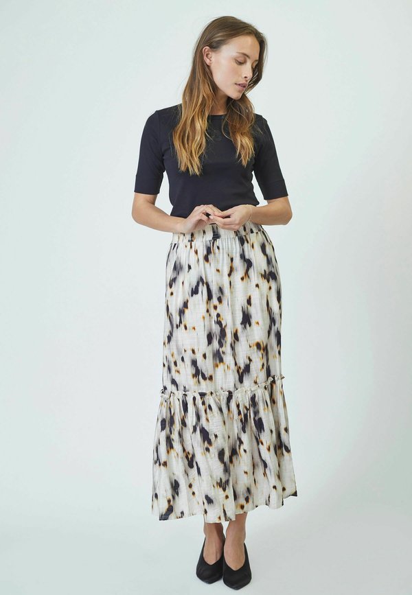 ELISACC GIPSY SKIRT - Maxirock - bone