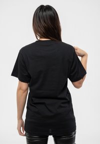 Paradiso Clothing THE ROLLING STONES DIAMANTE LOGO AND TONGUE - Print T-shirt - black