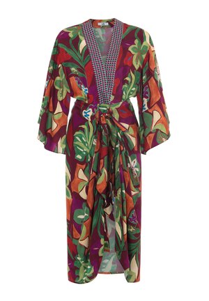 adL PRINTED TIED - Freizeitkleid - printed damson