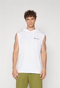 Champion HOODED TEE - T-shirts med print - white