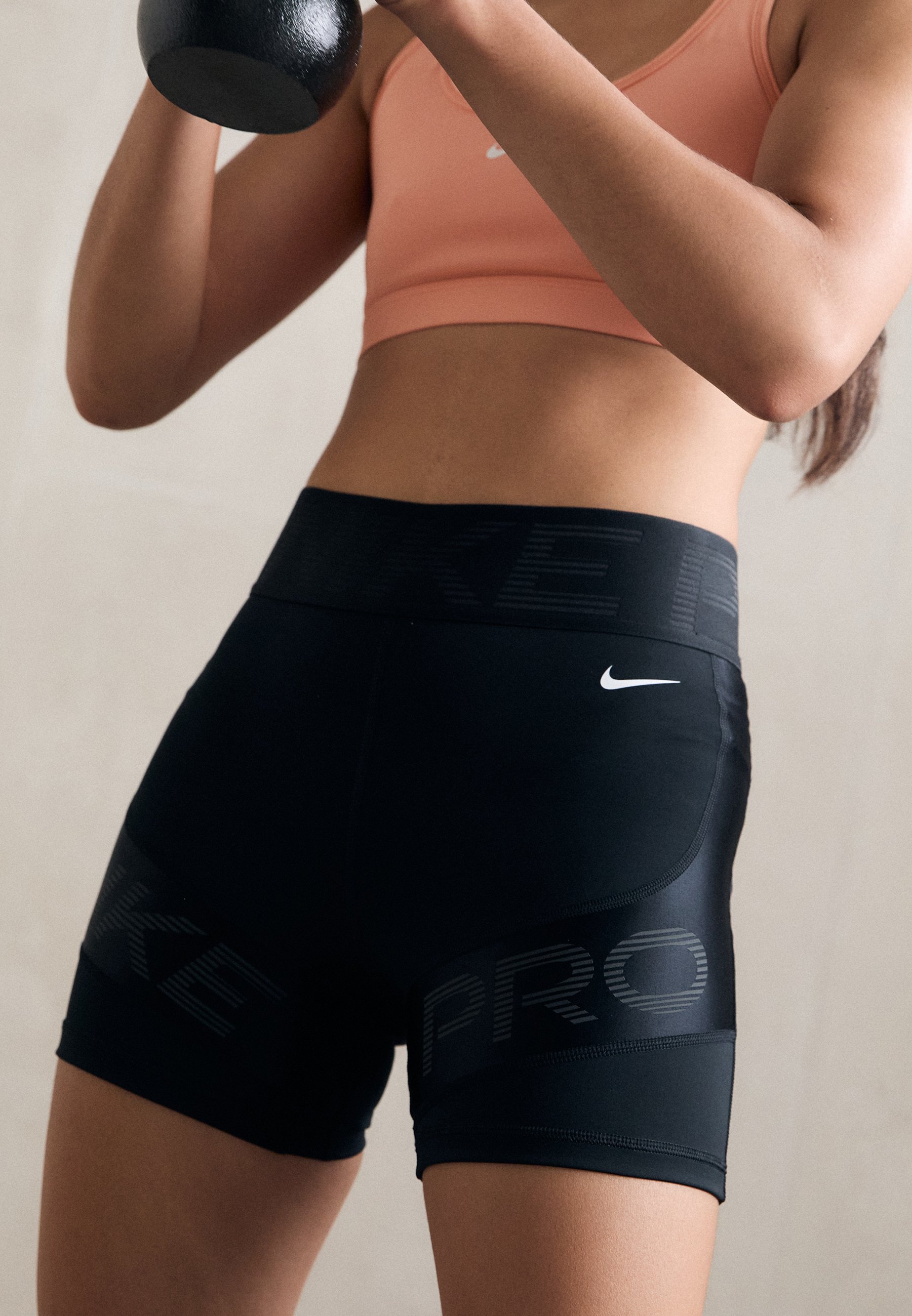 Nike Performance SCULPT - Leggings - black/anthracite/white/black - Zalando.co.uk