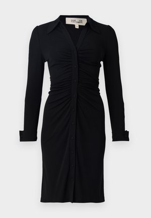 Diane von Furstenberg SHESKA DRESS - Vestido camisero - black