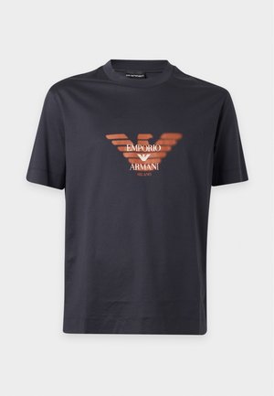 Emporio Armani, Μπλουζάκι με στάμπα - blu navy