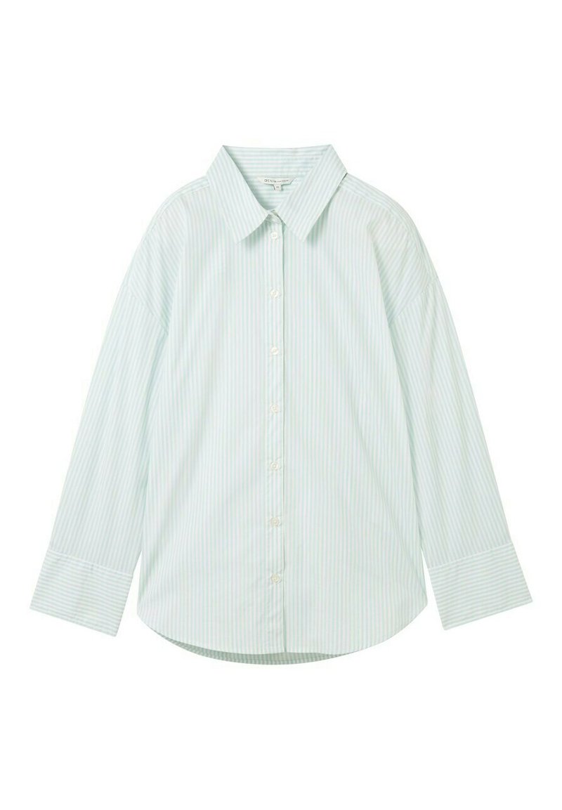 Tom Tailor Denim Overhemdblouse mintgroen