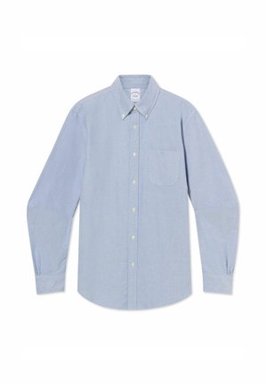 Brooks Brothers, REGULAR FIT WASHED OXFORD SHIRT WITH BUTTON DOWN COLLAR - Hemd - blue