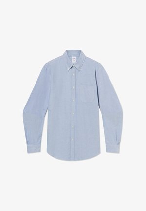 Brooks Brothers, REGULAR FIT WASHED OXFORD SHIRT WITH BUTTON DOWN COLLAR - Hemd - blue