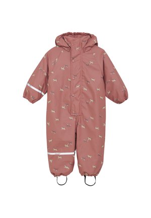 RAINWEAR PRINT FLEECE - Tuta jumpsuit - brick dust