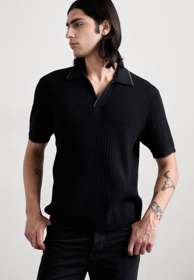 rag & bone HARBOR JOHNNY COLLAR - Pólóing - black