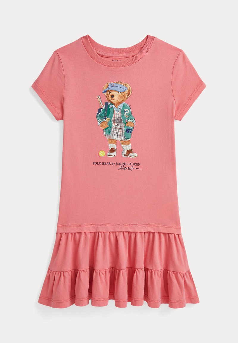 Polo Ralph Lauren - POLO BEAR TIERED COTTON JERSEY DRESS - Vestido ligero - faded peony, Ampliar