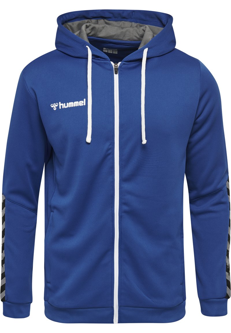Hummel HMLAUTHENTIC - Felpa con zip - blau