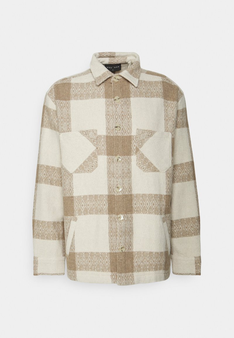 Pegador FLATO HEAVY UNISEX - Blusa com botões - light brown