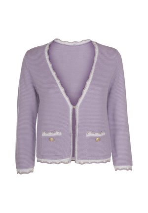 Luisa Spagnoli Cardigan - lilla bianco giallo