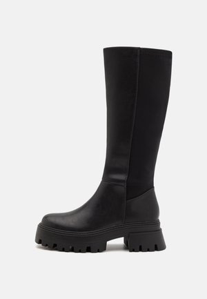 Platform boots - black