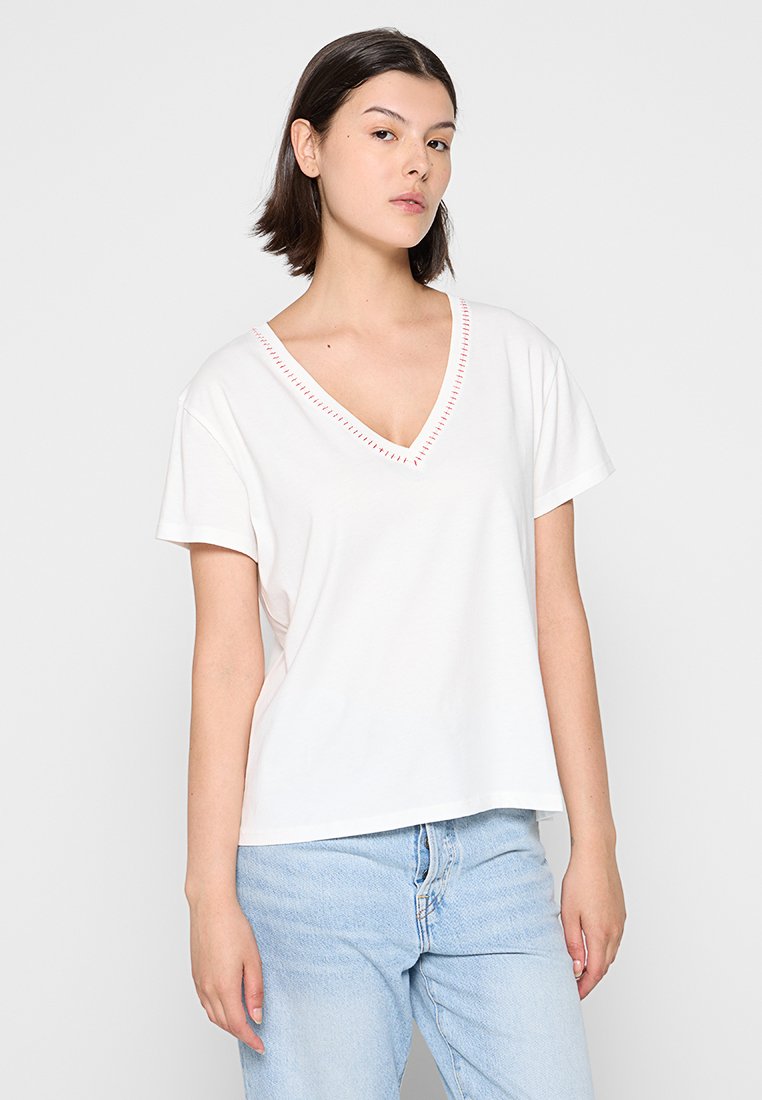 Replay T-shirt print wit Replay T-shirt print wit