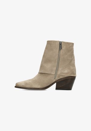 Shabbies Amsterdam, Cowboy-/Bikerlaarsjes - taupe