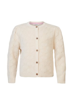 Strickjacke - mottled beige