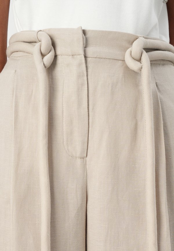 NATULI - Trousers - oyster gray2