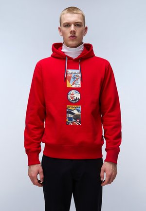 Napapijri PORTALET - Hoodie - red