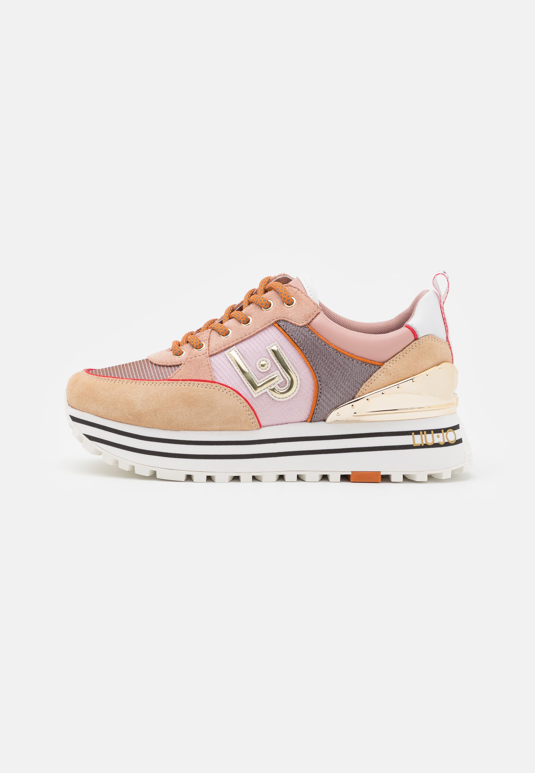 Liu Jo Jeans MAXI - Sneakers basse - coquille/marrone chiaro - Zalando.it