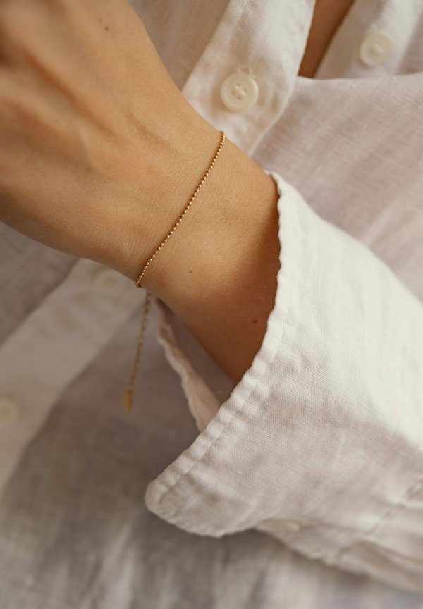 BEAD BALL - Armband - goldfarben