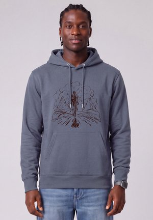 watapparel, BERGE UND MOUNTAINBIKE UNISEX - Hoodie - blue grey