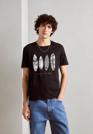 Esprit TEE - T-shirts print - black