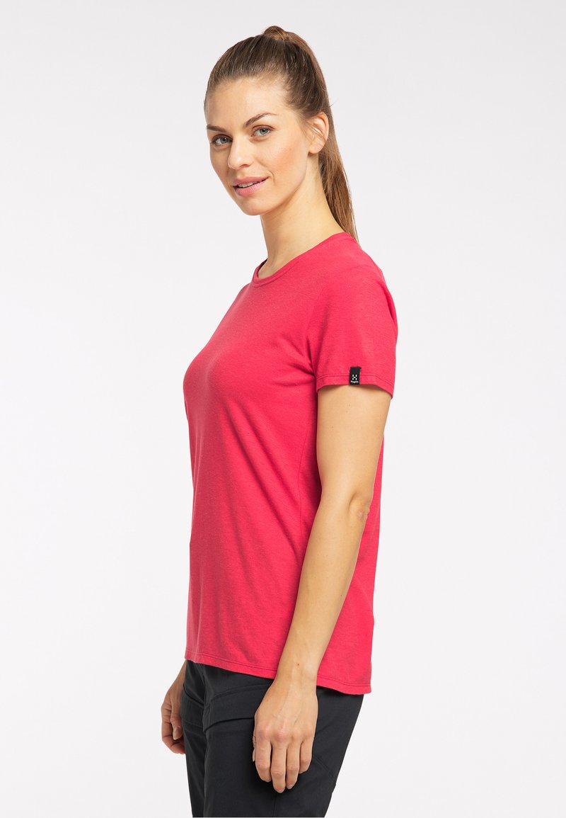 Damen Sportbekleidung | Haglöfs T-Shirt basic scarlet red/rot - VH48662 Damen Sportbekleidung | Haglöfs T-Shirt basic scarlet red/rot - VH48662
