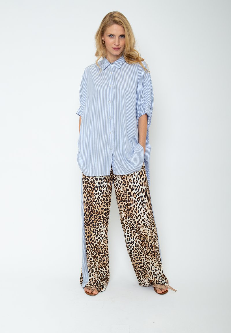 Emily van den Bergh Hemdbluse - blue white stripe