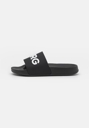 KNOX  - Sandalias planas - black/white