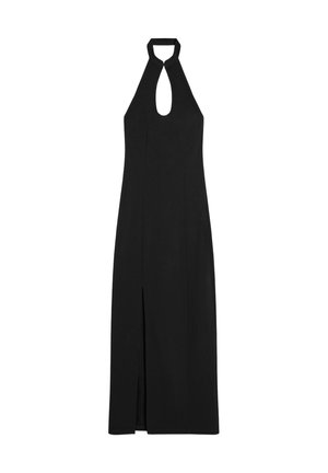 Bershka, HALTERNECK - MIDI DRESS - Hverdagskjole - black